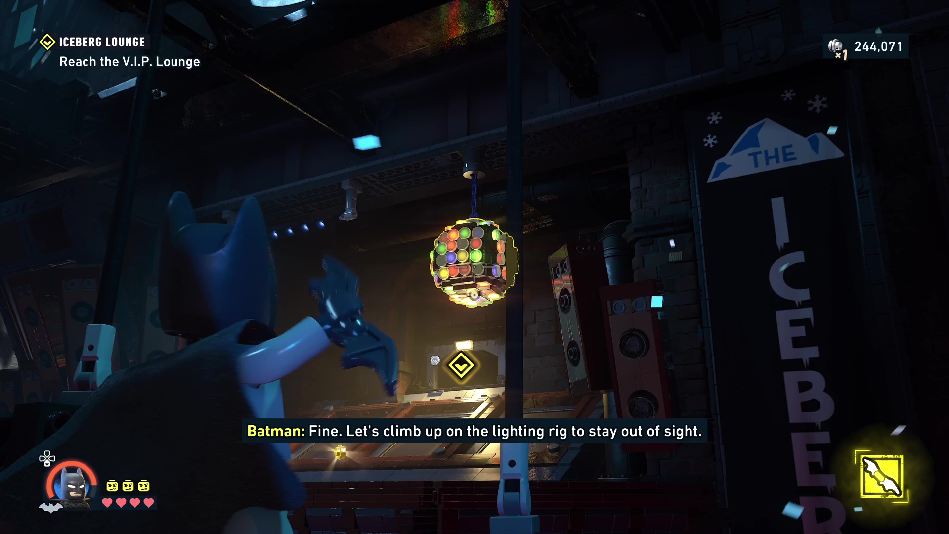 Disco Balls in Lego Batman Legacy of the Dark Knight