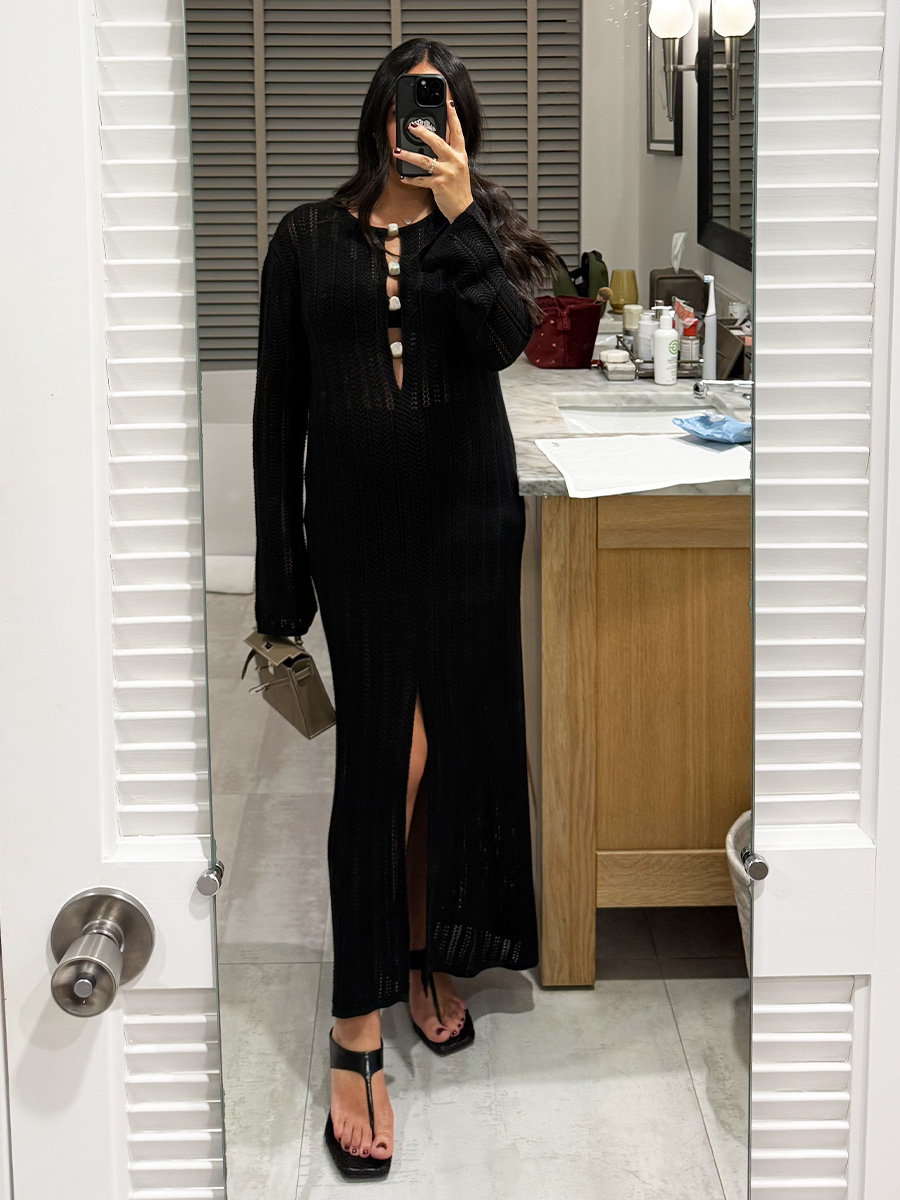 @nicoleakhtarzad mirror selfie in spring/summer ouftif