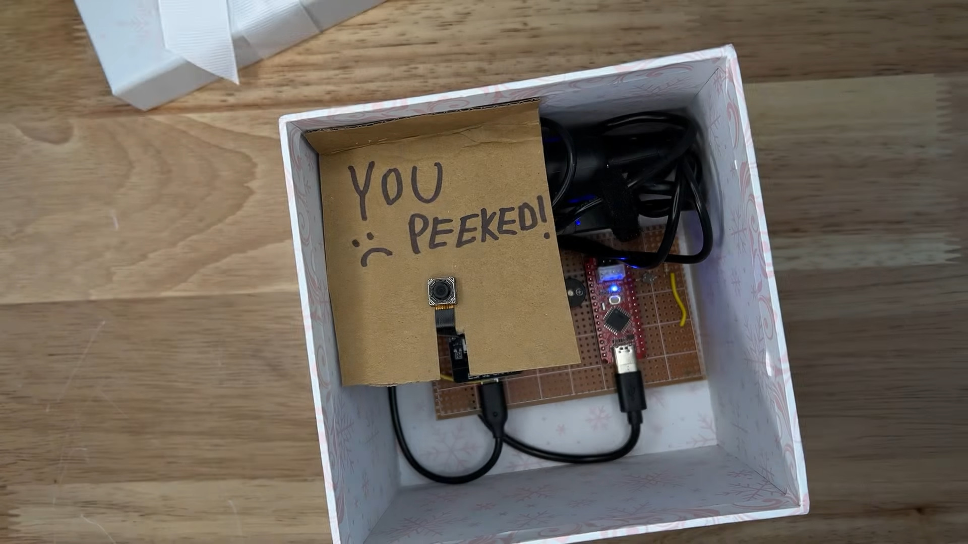 The (Christmas) Present Peeker Trap 