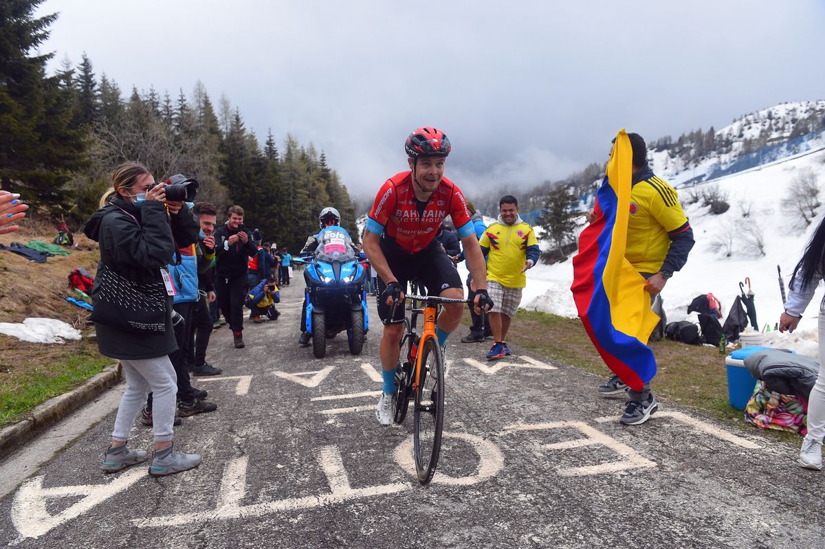 Giro d'Italia 2021 - 104th Edition - 14th stage Cittadella - Monte Zoncolan 205 km - 22/05/2021 - Jan Tratnik (SLO - Bahrain Victorious) - photo Dario Belingheri/BettiniPhoto&Acirc;&copy;2021
