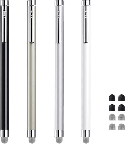 Stylus Pens (4 pack with 8 replaceable tips)