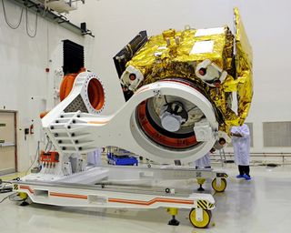 Mars Orbiter Mission Spacecraft Pre Test Launch Prep