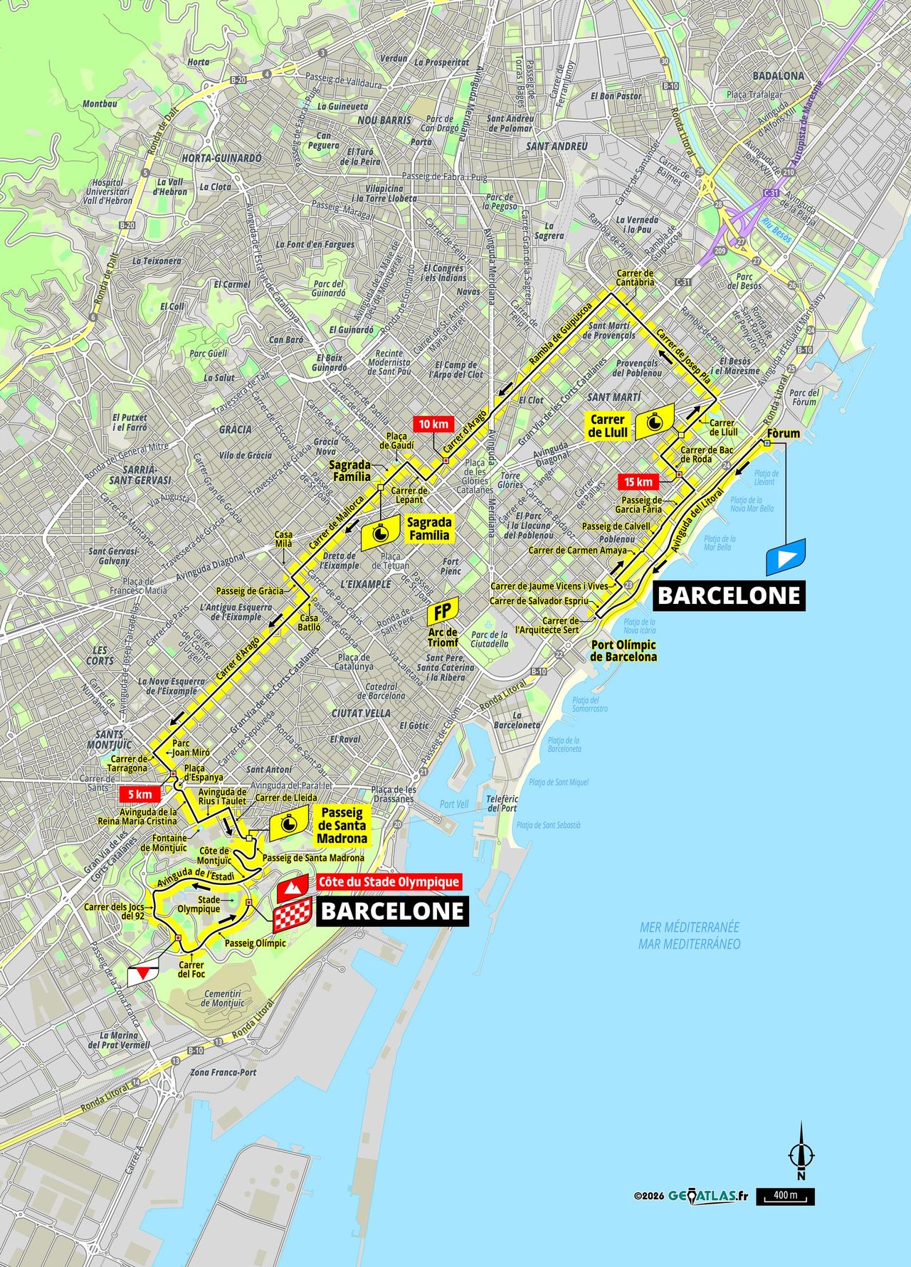 Route information for the 2026 Tour de France