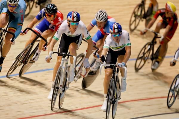 Cameron Meyer and Leigh Howard during the Madison