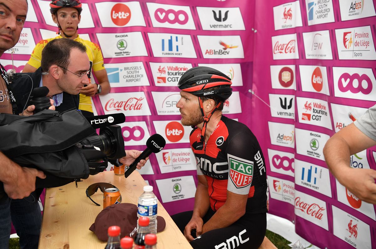 TV interview time for Jempy Drucker (BMC)