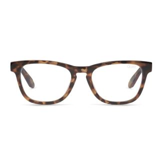 Square framed tortoiseshell glasses