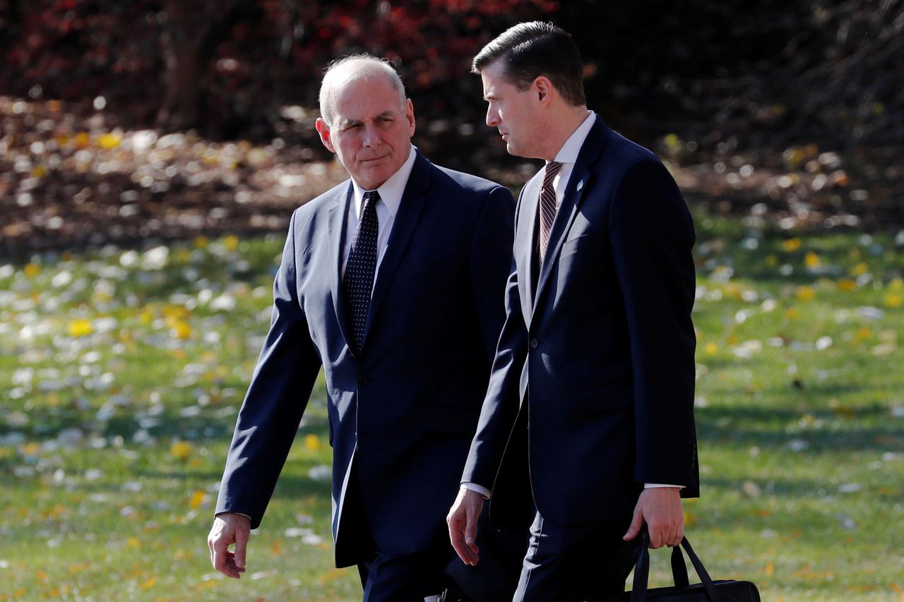 John Kelly and Rob Porter.