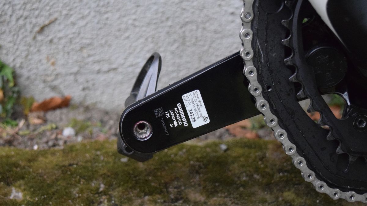 The 175mm cranks are fitted with Stages powermeters