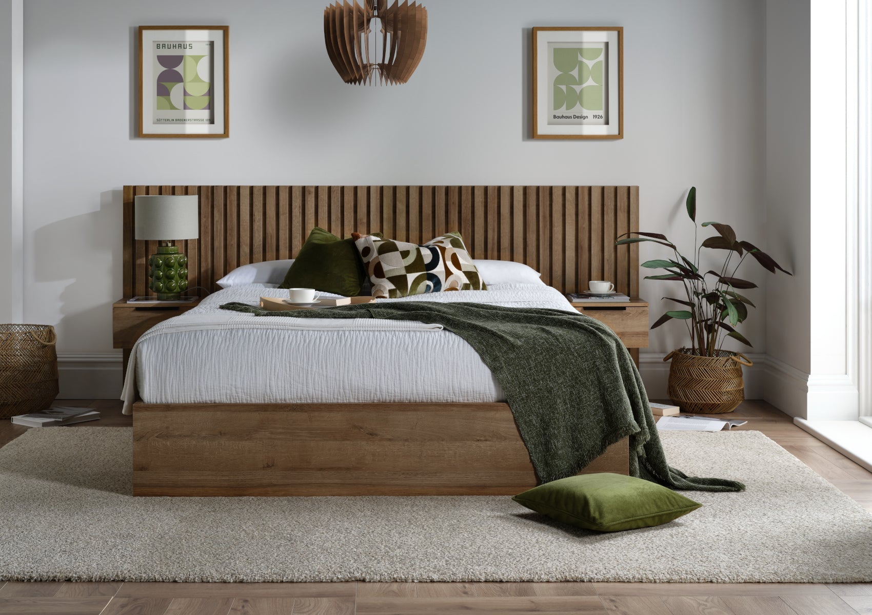 Molle Rivera Oak Finish Hotel Ottoman Bed&amp;ndash; Time4sleep