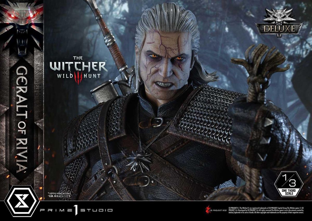 Geralt of Rivia statue
