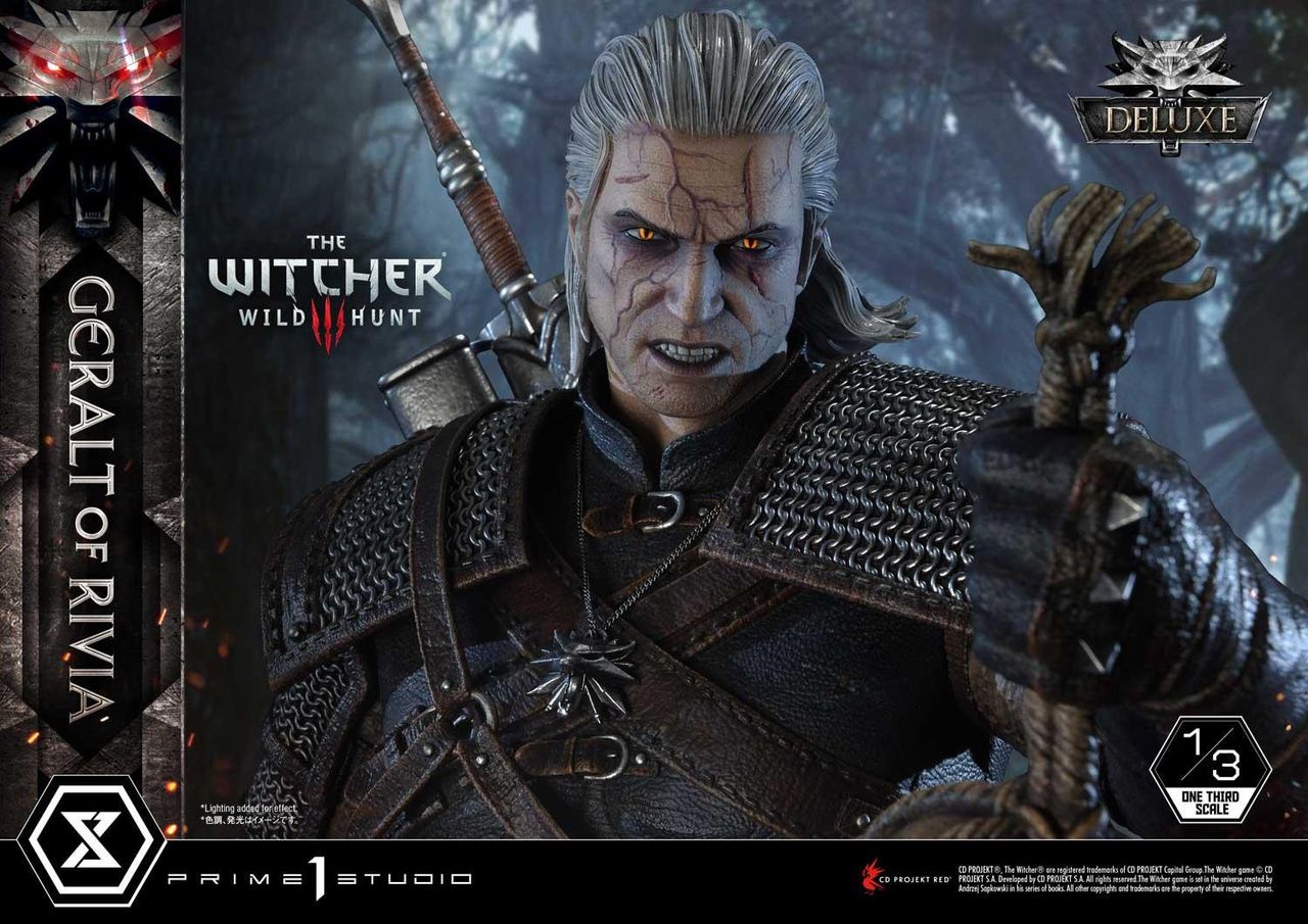 Geralt of Rivia statue