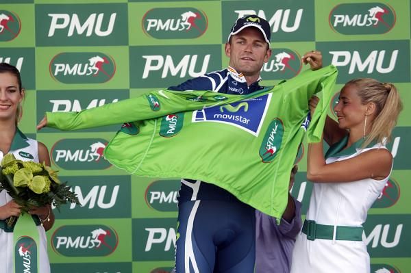 Jose Joaquim Rojas (Movistar) extended his green jersey lead.