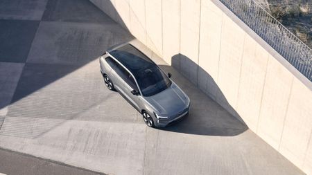 Volvo EX90 from above