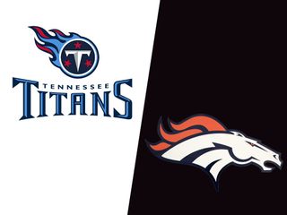 Titans V Broncos Logo Mockup