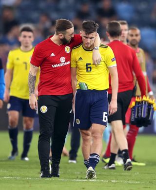 Kieran Tierney's Scotland career has been on hold for more than a year