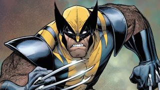 A screenshot of a close up image taken of Wolverine from a Marvel comic book