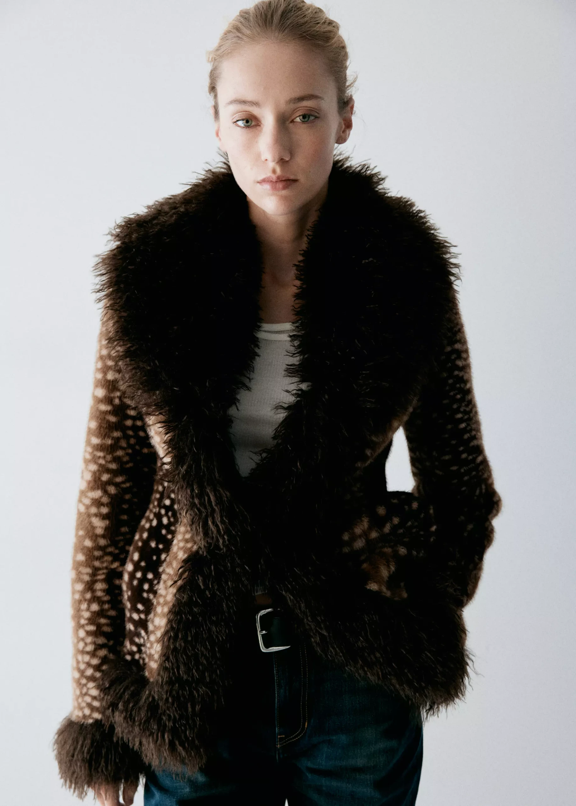 Bambi Faux-Fur Jacket | Mango United Kingdom