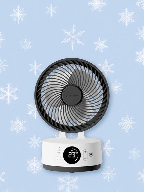 Sefte 6" Desk Fan, White Charcoal