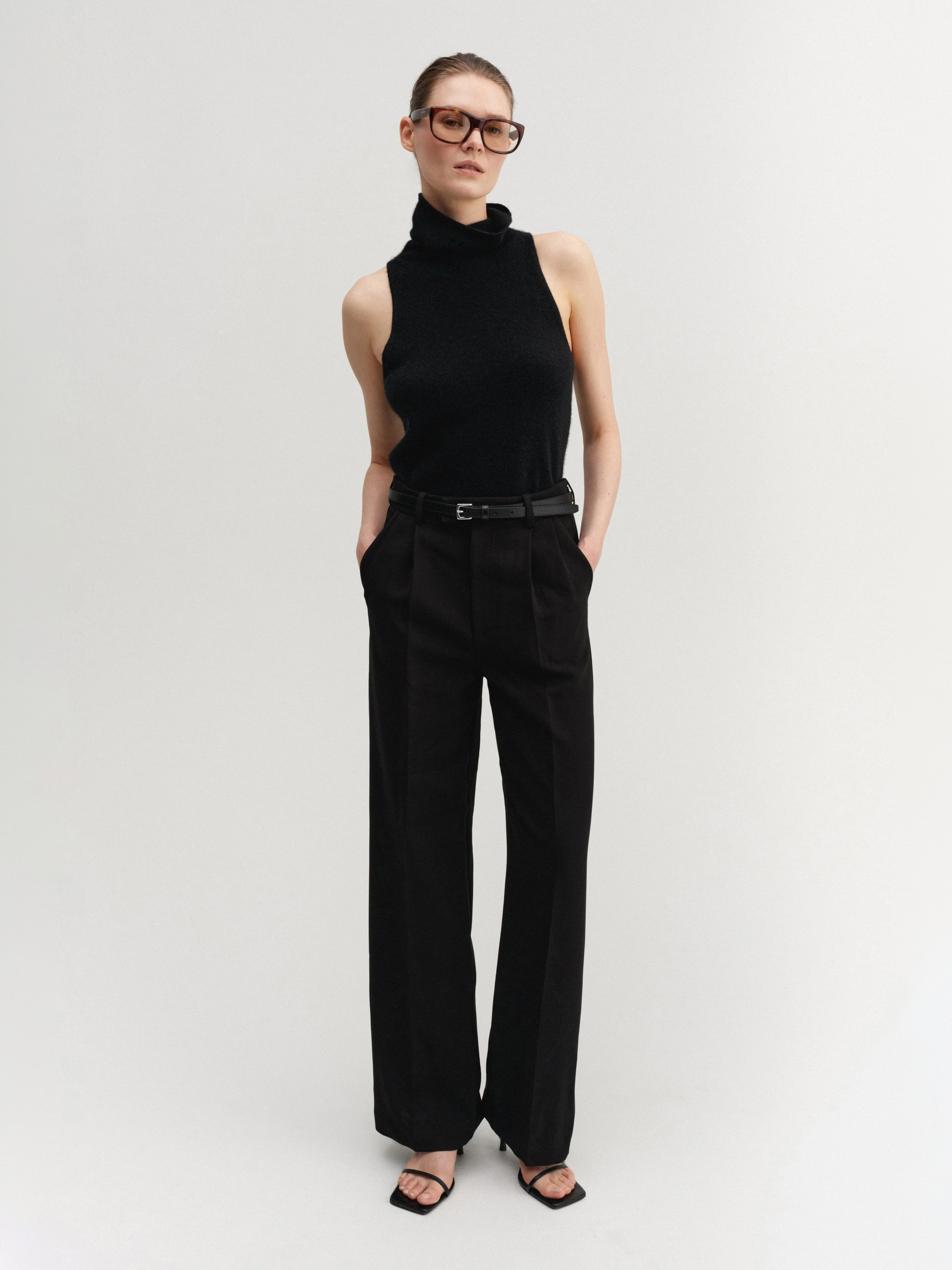 Bella Trousers, Black - Xxs