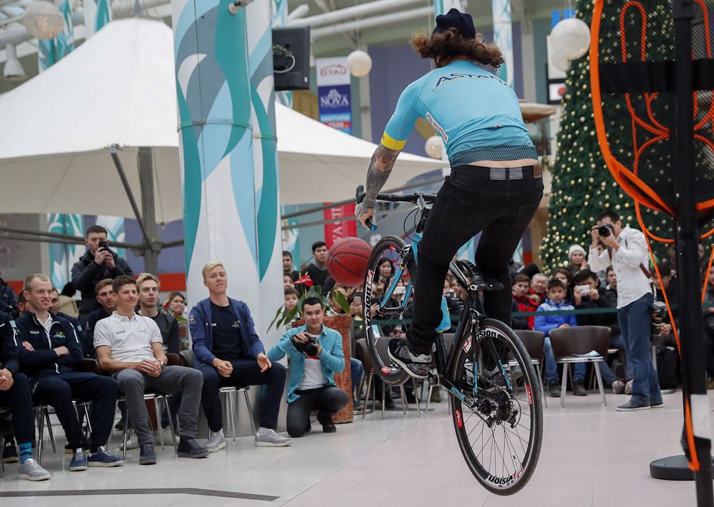 Vittorio Brumotti was on hand for a few tricks