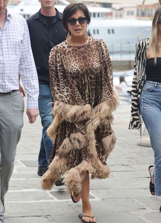 Kris Jenner arrives in Portofino in 2022