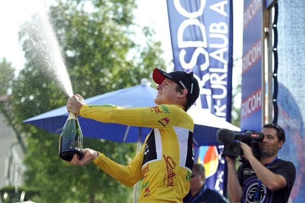 Jakob Fuglsang (Den) RadioShack-Nissan looks to have secured his win at Tour of Austria win one stage remaining