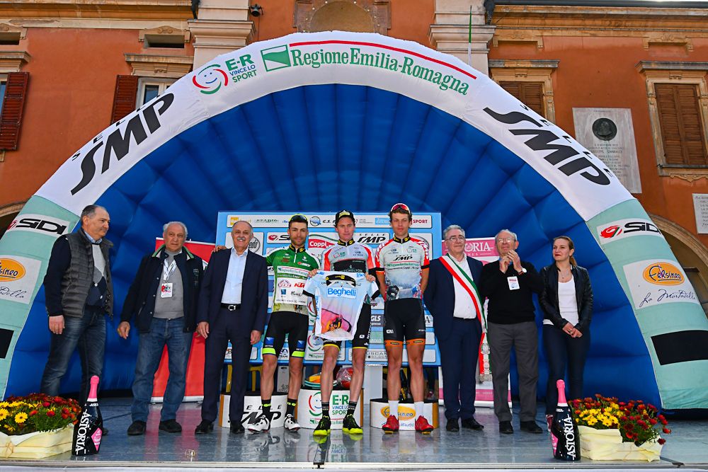 The final Coppi e Bartali podium