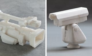 Marble sculpture Surveillance Camera,Video Recorder