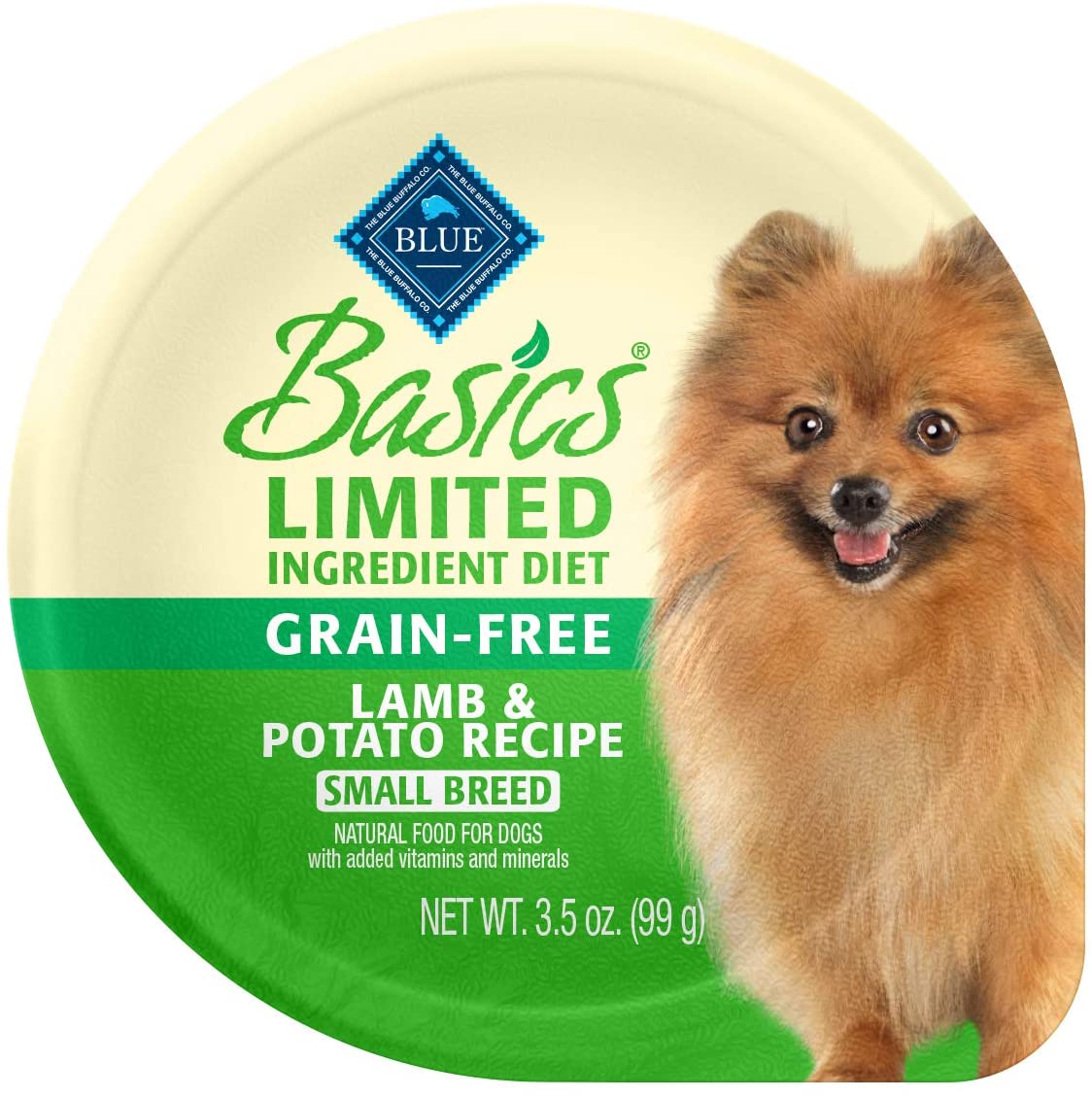 Dog food for allergies: Blue Buffalo Basics Limited Ingredient Diet, Natural Adult Small Breed Dry Dog Food and Wet Dog Food Cups