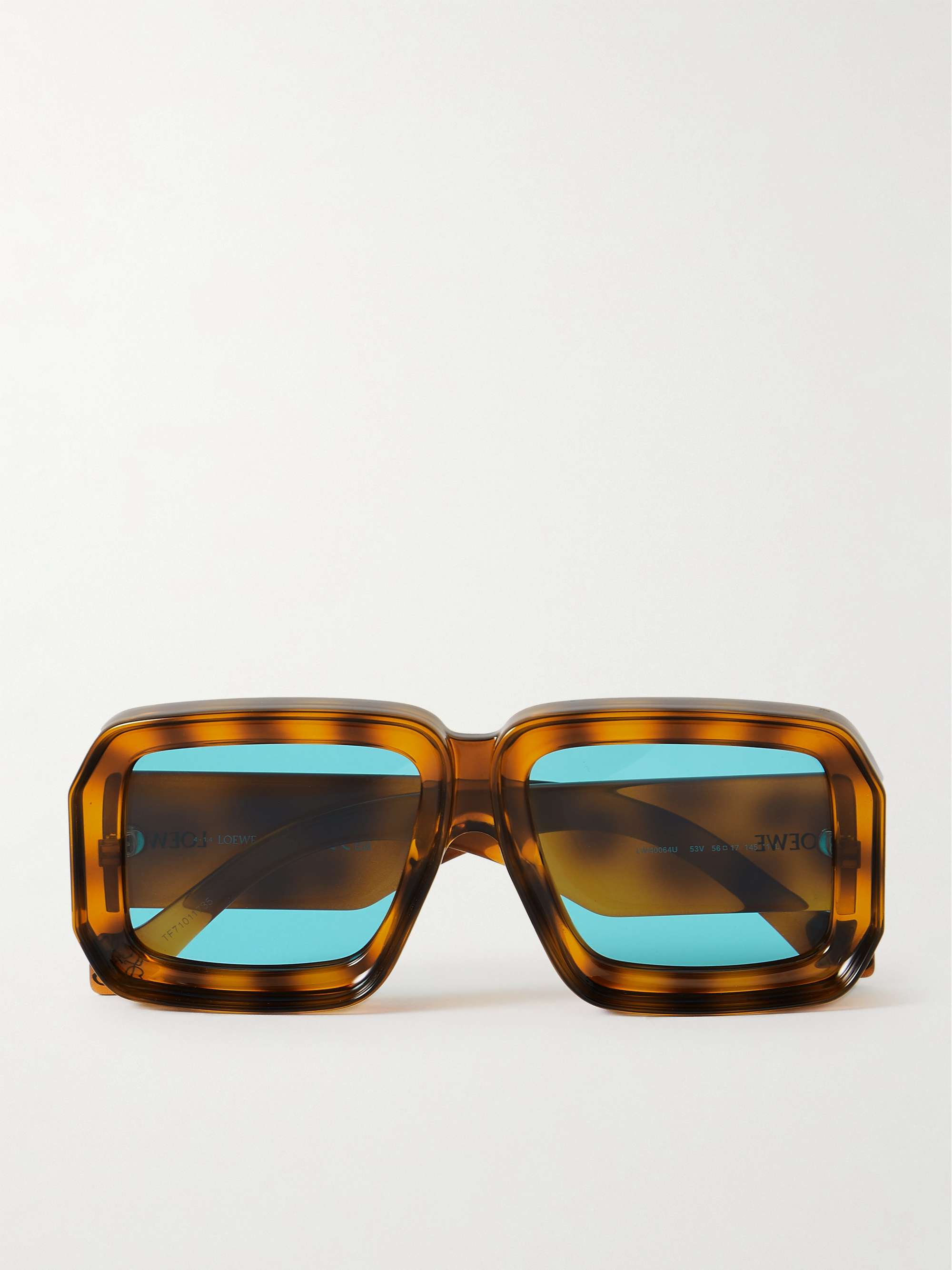 + Paula's Ibiza Square-Frame Tortoiseshell Acetate Sunglasses