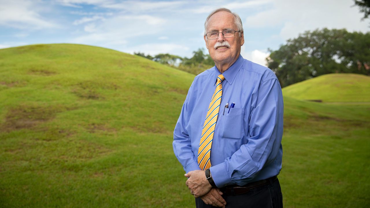 Brooks Ellwood, an emeritus professor of geology at LSU, led a study that has revealed new information on the LSU Campus Mounds, including how old they are and a coordinated alignment of both mounds toward one of the brightest stars in the night sky.