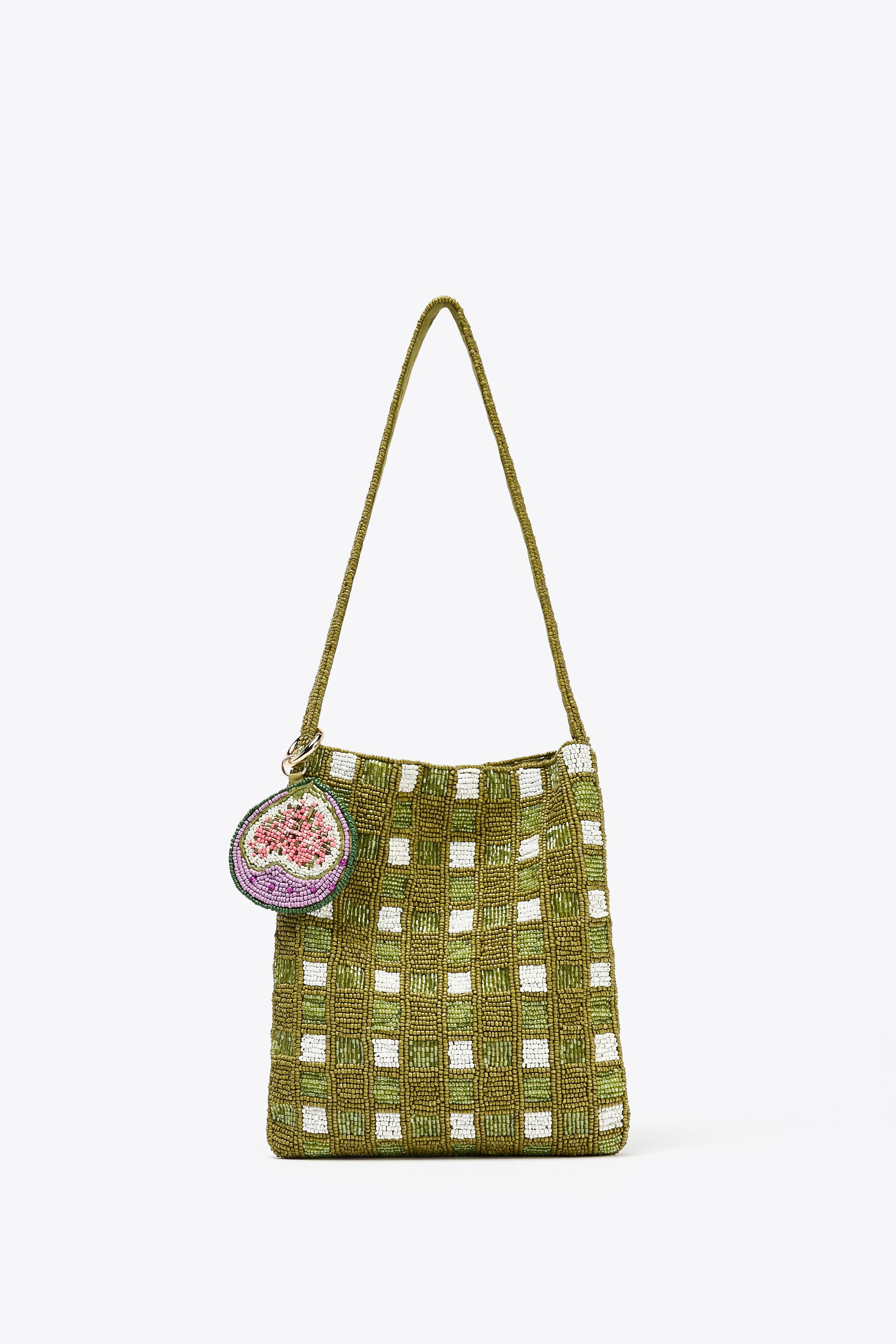 Fantasy Beaded Mini Bucket Bag