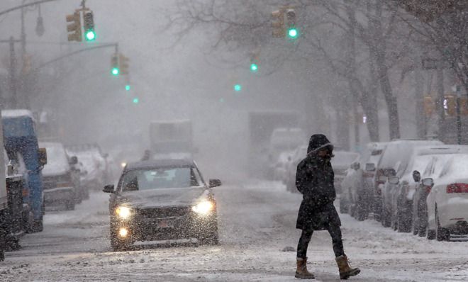 Snow commute