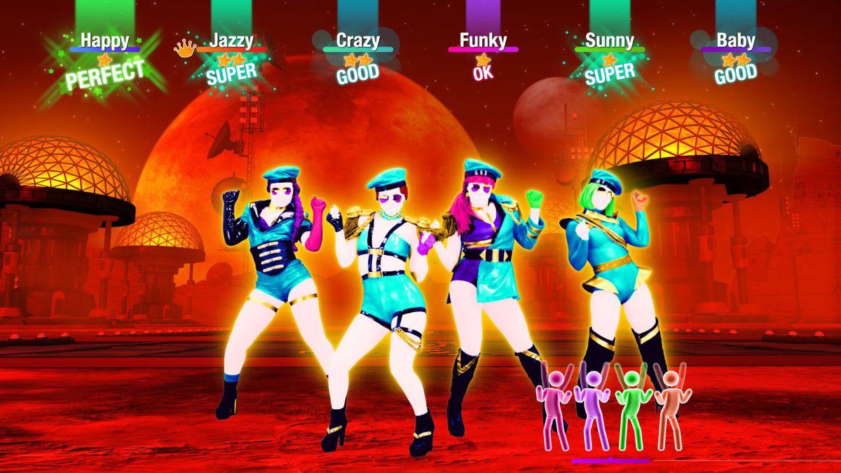 wii console with just dance