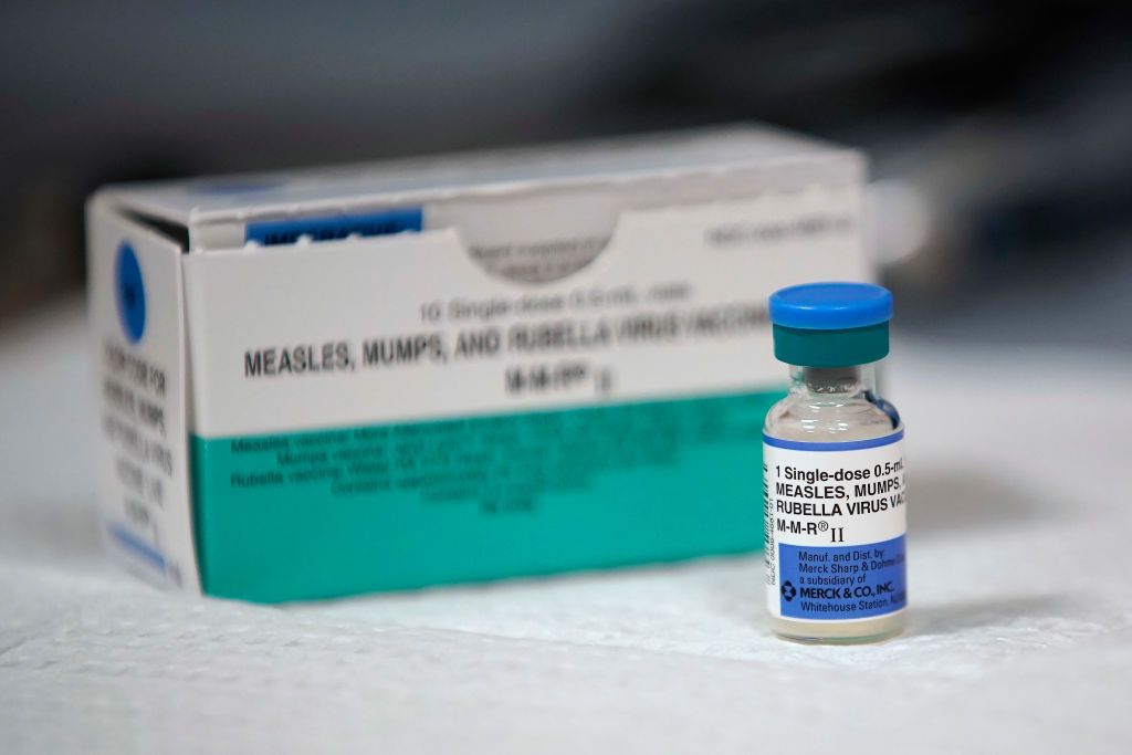 Measles vaccine.