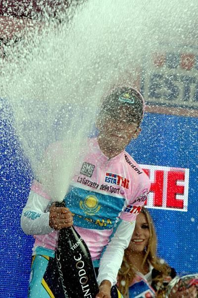 The spray of champagne gets bigger every day.