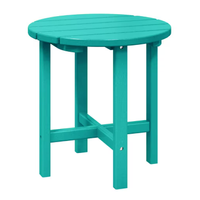 Westin Outdoor Mason 18 in. Outdoor Patio Round Adirondack Side Table