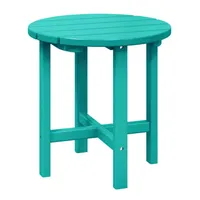 Westin Outdoor Mason 18 in. Outdoor Patio Round Adirondack Side Table