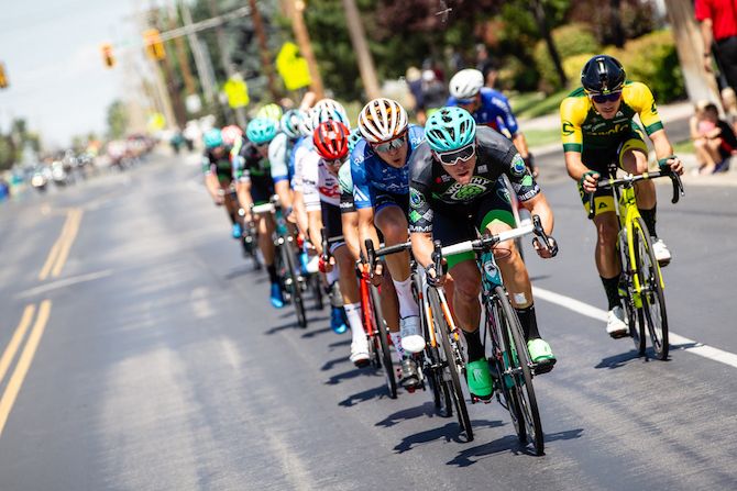 Serghei Tvetcov (Worthy Pro Cycling) leads a breakaway attempt during stage 3 of the 2019 Tour of Utah