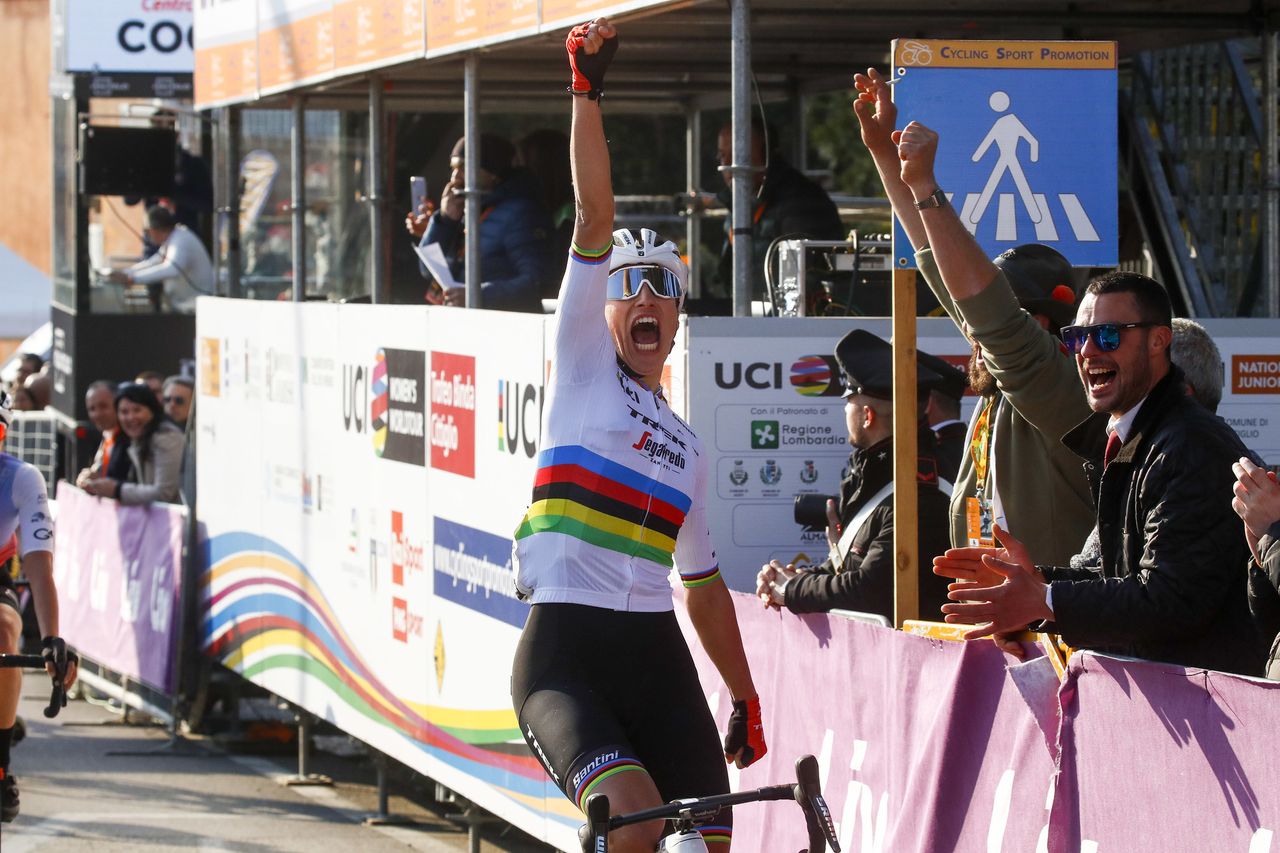Trofeo Alfredo Binda Woman - Comune di Cittiglio 2022 - 47th Edition - Cocquio Trevisago - Cittiglio 142 km - 20/03/2022 - Elisa Balsamo (ITA - Trek - Segafredo) - photo Roberto Bettini/SprintCyclingAgency&Acirc;&copy;2022