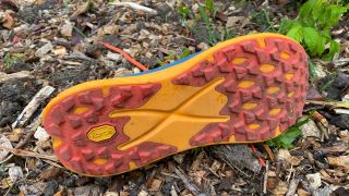 Hoka Tecton X trail-running shoe outsole