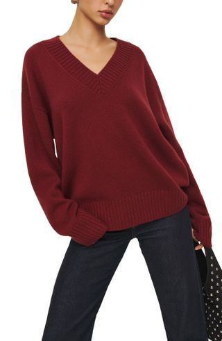 Reformation Jadey Oversize Cashmere Sweater