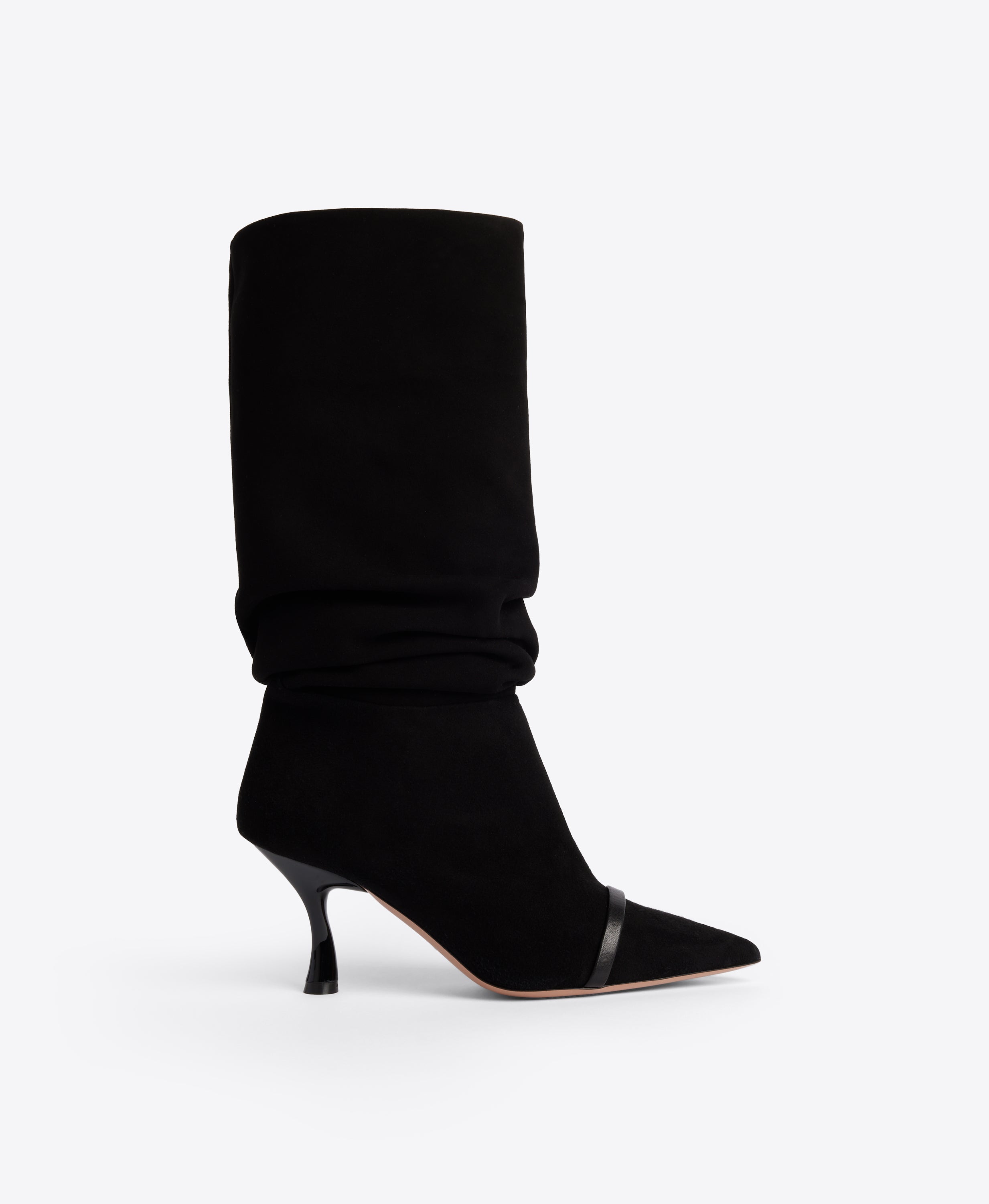 Isley 70 Black Suede Tall Boots