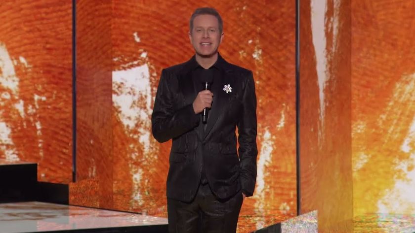 Geoff Keighley on stage at The Game Awards 2024