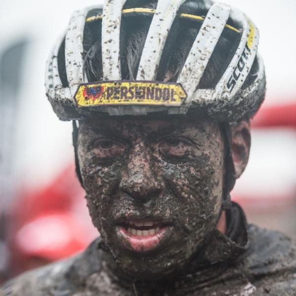 Andri Frischknecht after the BMC Cup race in Buchs Switzerland