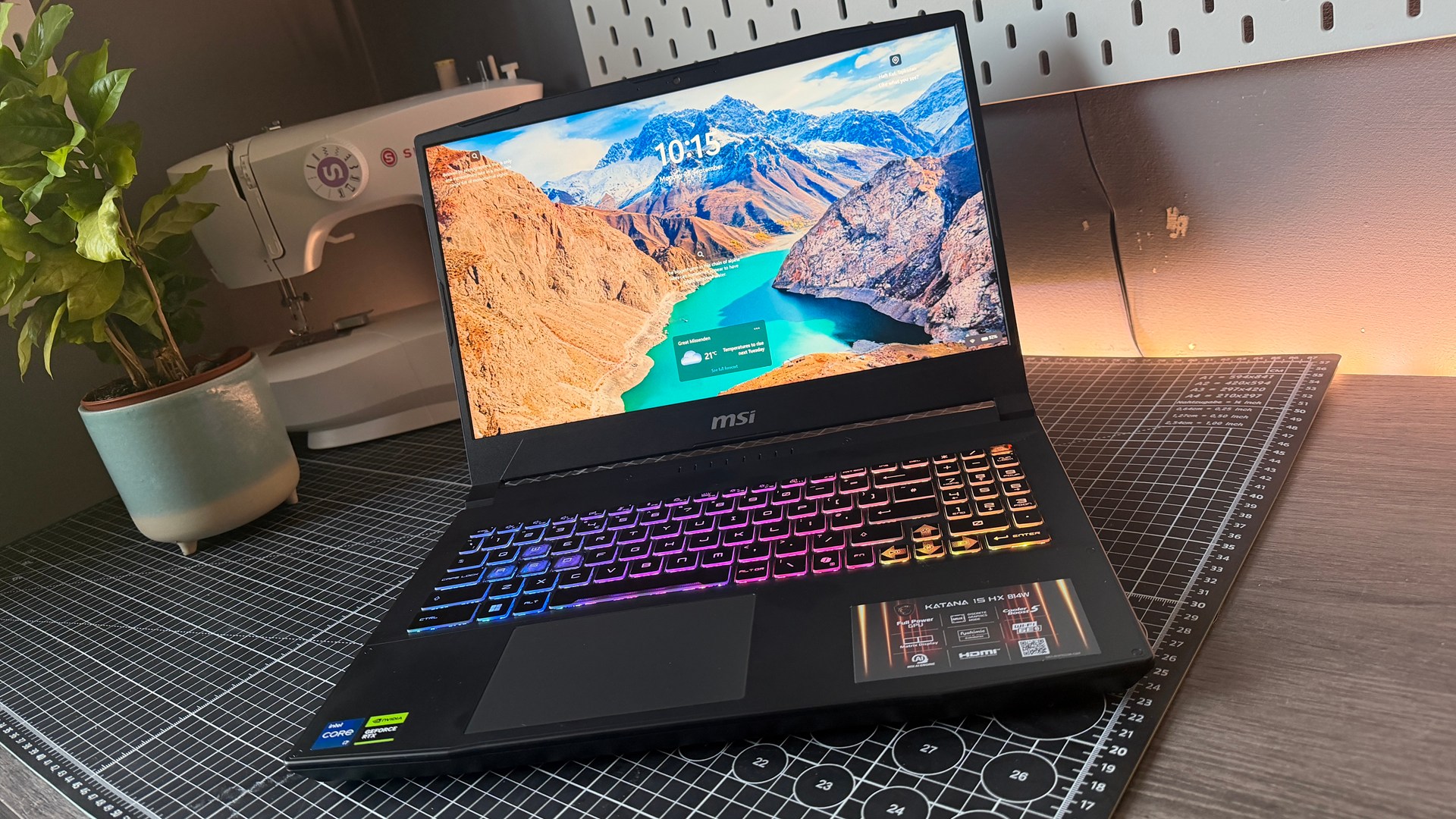MSI Katana 15 HX gaming laptop