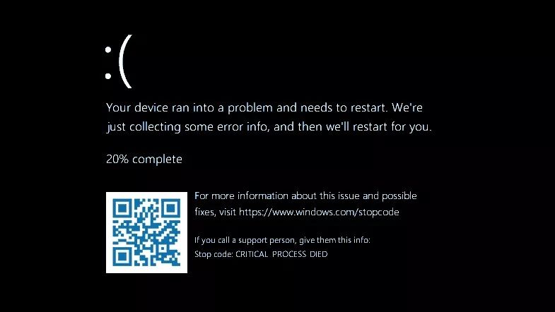 The black screen of death in Windows 11