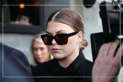 Belle Gibson leaves the Federal Court in Melbourne