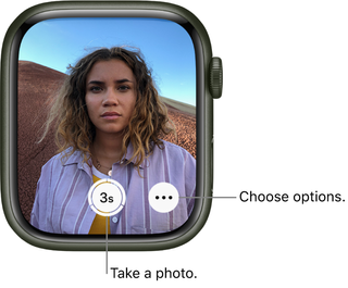 Camera Remote on an Apple Watch