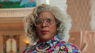 Tyler Perry as Madea concernred in Madea's Destination Wedding